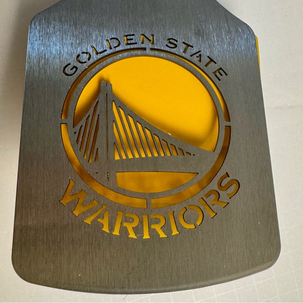 The Spatula NBA Golden State Warriors Wood Handle BBQ W/Integrated Bottle Opener